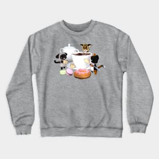 Cat Café Crewneck Sweatshirt